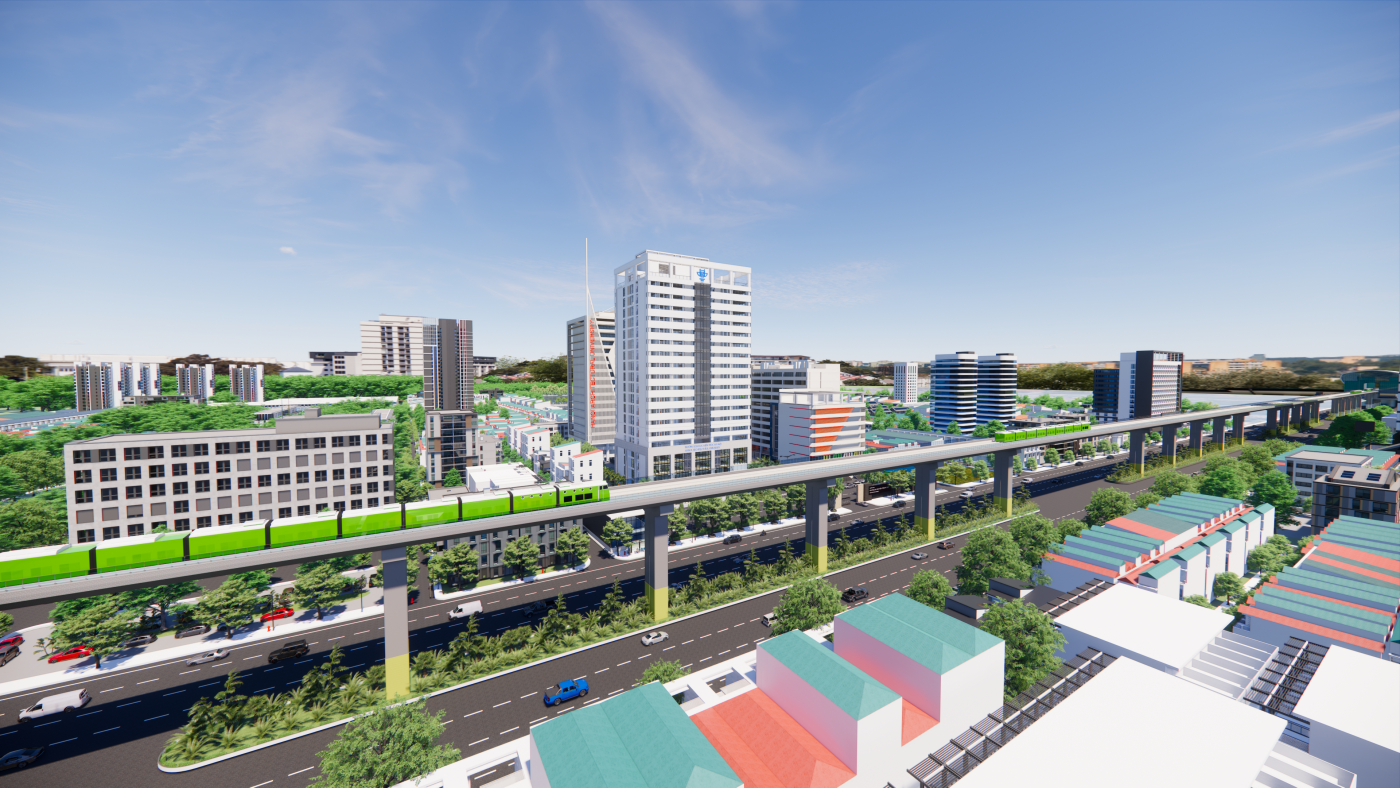 Nhà đa năng Đại học Kiến trúc BIm 3d